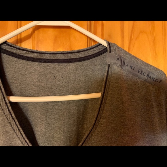 grey armani exchange vneck - Picture 3 of 3